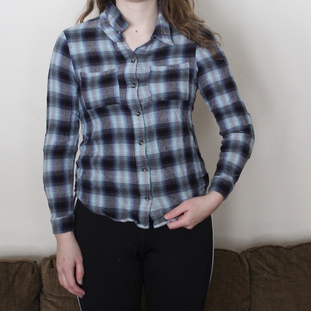 blue flannel
